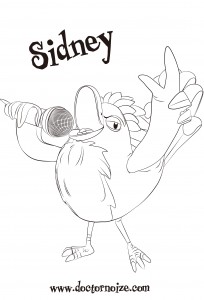 Sidney Coloring Page